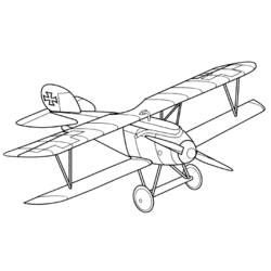 Раскраска: самолет (транспорт) #135017 - Бесплатные раскраски для печати