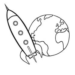 Раскраска: ракета (транспорт) #140060 - Раскраски для печати