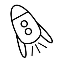 Раскраска: ракета (транспорт) #140063 - Бесплатные раскраски для печати
