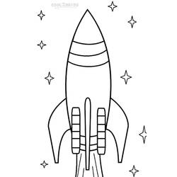 Раскраска: ракета (транспорт) #140069 - Раскраски для печати