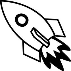 Раскраска: ракета (транспорт) #140134 - Бесплатные раскраски для печати