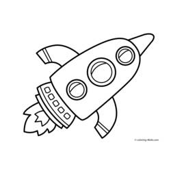 Раскраска: ракета (транспорт) #140272 - Раскраски для печати