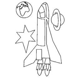 Раскраска: ракета (транспорт) #140282 - Бесплатные раскраски для печати