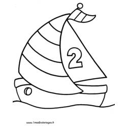 Раскраска: яхта (транспорт) #143562 - Раскраски для печати