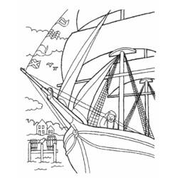 Раскраска: яхта (транспорт) #143582 - Бесплатные раскраски для печати