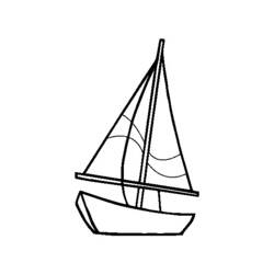 Раскраска: яхта (транспорт) #143587 - Раскраски для печати