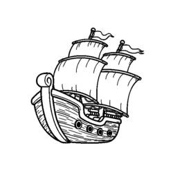 Раскраска: яхта (транспорт) #143590 - Раскраски для печати