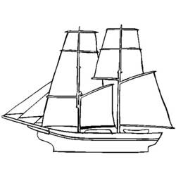 Раскраска: яхта (транспорт) #143595 - Бесплатные раскраски для печати