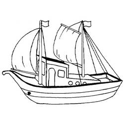 Раскраска: яхта (транспорт) #143599 - Бесплатные раскраски для печати