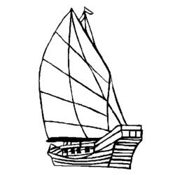 Раскраска: яхта (транспорт) #143605 - Бесплатные раскраски для печати