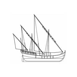 Раскраска: яхта (транспорт) #143610 - Бесплатные раскраски для печати