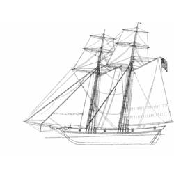 Раскраска: яхта (транспорт) #143614 - Бесплатные раскраски для печати