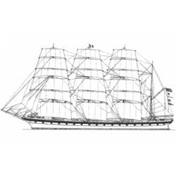 Раскраска: яхта (транспорт) #143616 - Бесплатные раскраски для печати
