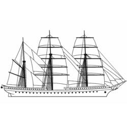 Раскраска: яхта (транспорт) #143617 - Бесплатные раскраски для печати