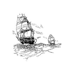 Раскраска: яхта (транспорт) #143636 - Бесплатные раскраски для печати