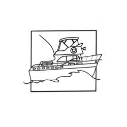 Раскраска: яхта (транспорт) #143643 - Бесплатные раскраски для печати