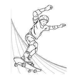 Раскраска: Скейтборд / Скейтборд (транспорт) #139301 - Бесплатные раскраски для печати
