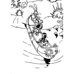 Раскраска: Каноэ / Лодка (транспорт) #142195 - Раскраски для печати