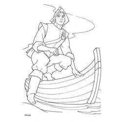 Раскраска: Каноэ / Лодка (транспорт) #142331 - Раскраски для печати