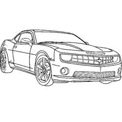 Раскраска: Спортивный автомобиль / тюнинг (транспорт) #146916 - Бесплатные раскраски для печати