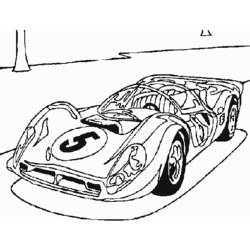 Раскраска: Спортивный автомобиль / тюнинг (транспорт) #146935 - Бесплатные раскраски для печати