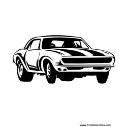 Раскраска: Спортивный автомобиль / тюнинг (транспорт) #146944 - Бесплатные раскраски для печати
