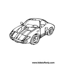 Раскраска: Спортивный автомобиль / тюнинг (транспорт) #146968 - Бесплатные раскраски для печати