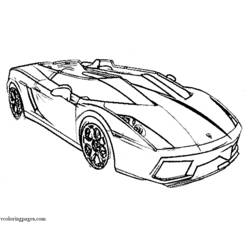 Раскраска: Спортивный автомобиль / тюнинг (транспорт) #146970 - Бесплатные раскраски для печати