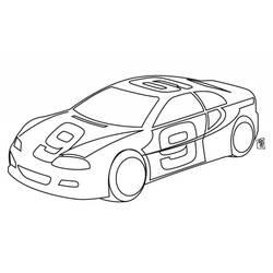 Раскраска: Спортивный автомобиль / тюнинг (транспорт) #146972 - Бесплатные раскраски для печати