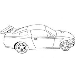 Раскраска: Спортивный автомобиль / тюнинг (транспорт) #147040 - Бесплатные раскраски для печати