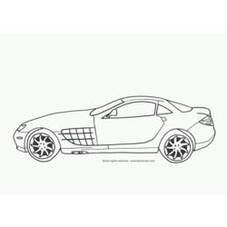 Раскраска: Спортивный автомобиль / тюнинг (транспорт) #147075 - Бесплатные раскраски для печати