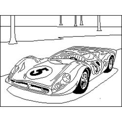 Раскраска: Спортивный автомобиль / тюнинг (транспорт) #147094 - Бесплатные раскраски для печати