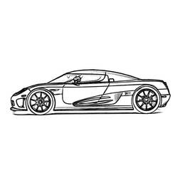 Раскраска: Спортивный автомобиль / тюнинг (транспорт) #147096 - Бесплатные раскраски для печати