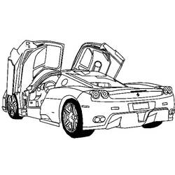 Раскраска: Спортивный автомобиль / тюнинг (транспорт) #147111 - Бесплатные раскраски для печати