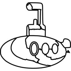 Раскраска: подводная лодка (транспорт) #137696 - Раскраски для печати