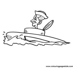 Раскраска: подводная лодка (транспорт) #137710 - Раскраски для печати