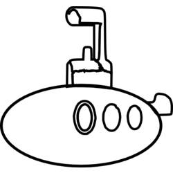 Раскраска: подводная лодка (транспорт) #137716 - Раскраски для печати