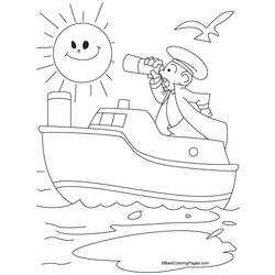 Раскраска: подводная лодка (транспорт) #137720 - Раскраски для печати