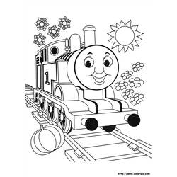 Раскраска: Поезд / Локомотив (транспорт) #135069 - Бесплатные раскраски для печати