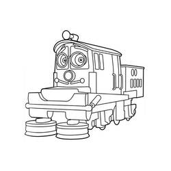 Раскраска: Поезд / Локомотив (транспорт) #135097 - Бесплатные раскраски для печати