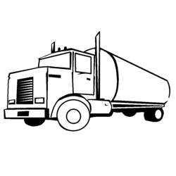 Раскраска: грузовик (транспорт) #135536 - Раскраски для печати
