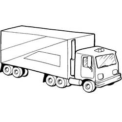 Раскраска: грузовик (транспорт) #135537 - Раскраски для печати