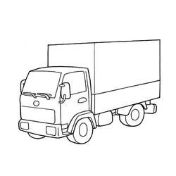Раскраска: грузовик (транспорт) #135538 - Раскраски для печати