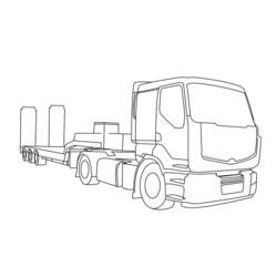 Раскраска: грузовик (транспорт) #135542 - Раскраски для печати