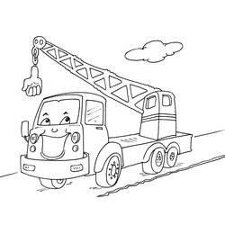 Раскраска: грузовик (транспорт) #135546 - Раскраски для печати