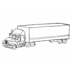 Раскраска: грузовик (транспорт) #135550 - Раскраски для печати