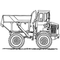 Раскраска: грузовик (транспорт) #135577 - Раскраски для печати