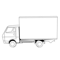 Раскраска: грузовик (транспорт) #135593 - Раскраски для печати