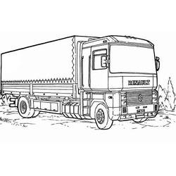 Раскраска: грузовик (транспорт) #135640 - Раскраски для печати