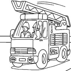Раскраска: грузовик (транспорт) #135644 - Бесплатные раскраски для печати